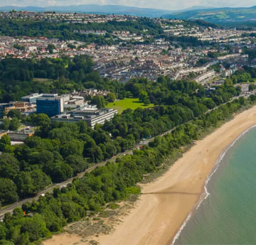 Awyrlun Prifysgol Abertawe